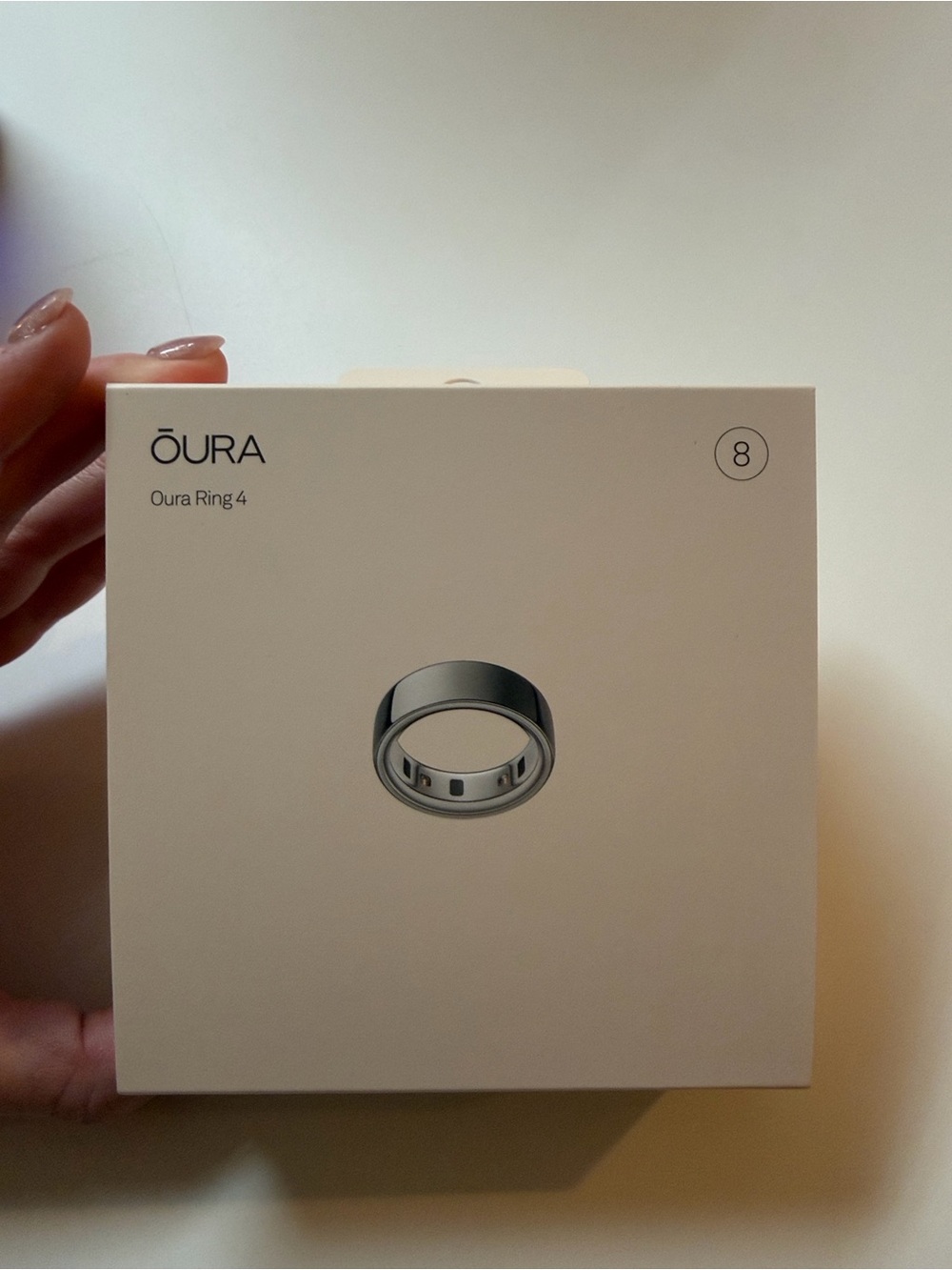 Oura Silver Smart Ring 4 - Silver brand new